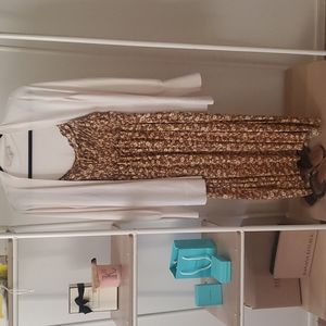 Flowery spaghetti strap dress